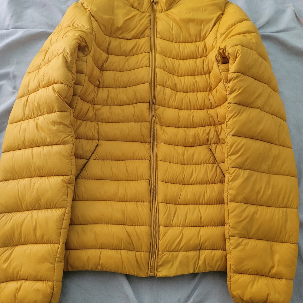 Pull&Bear Mustard Puffer Jacket - Men
